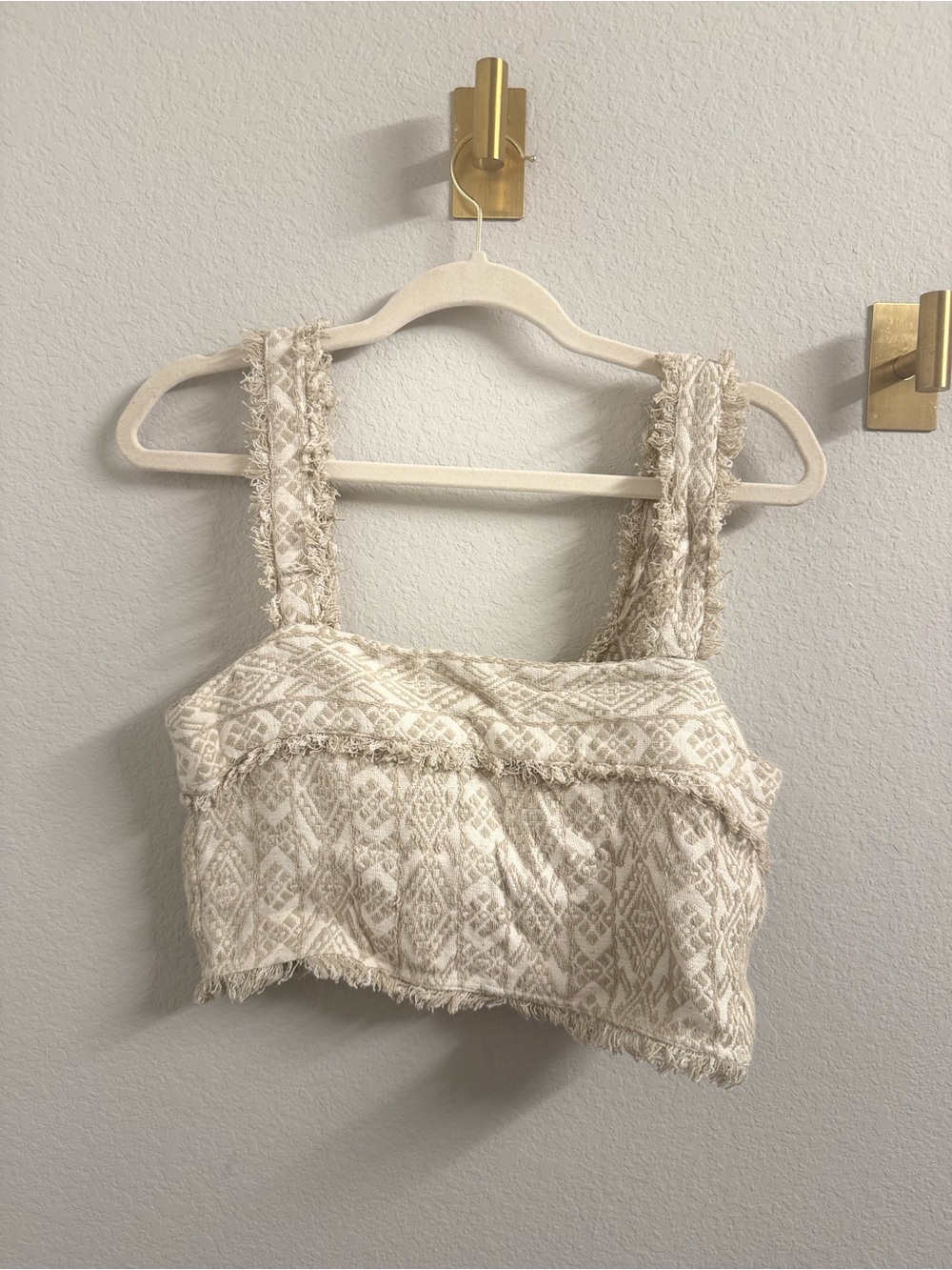 Boho Crochet-Style Cropped Top